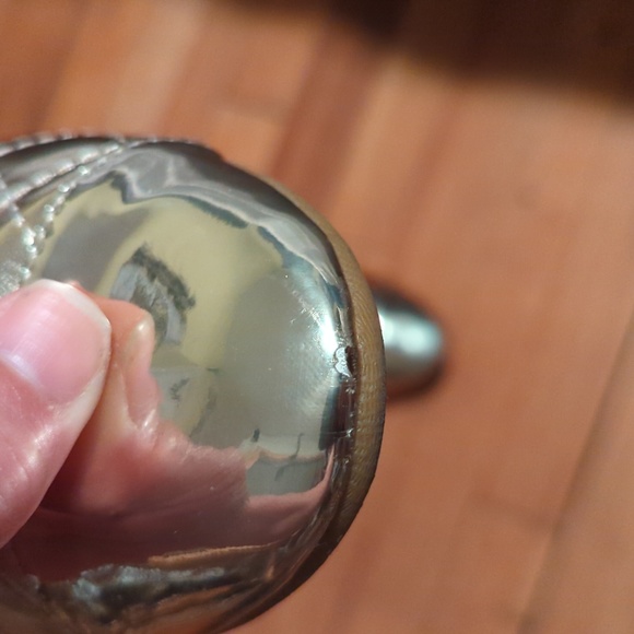 Used Forever Gold Quilted Flats Upgrade-14, size 8 (no box) - Picture 9 of 12